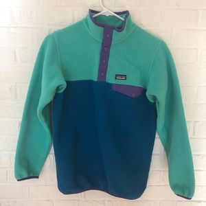 Patagonia girls synchilla pullover XL(14)